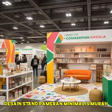 desain stand pameran minimalis murah